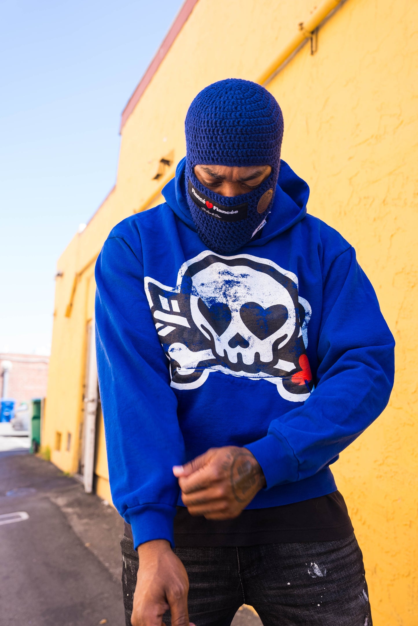 SKULL HEART HOODIE