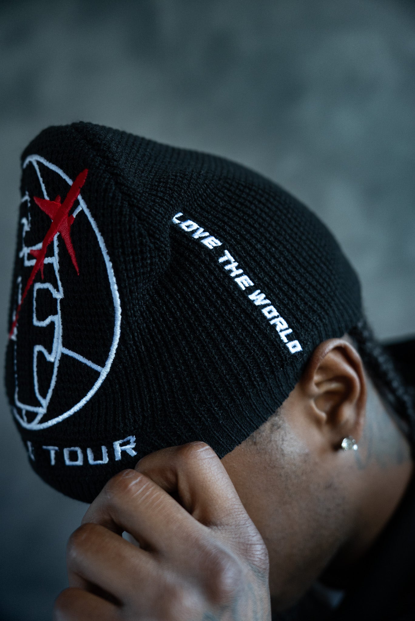 WORLD TOUR SATIN BEANIE