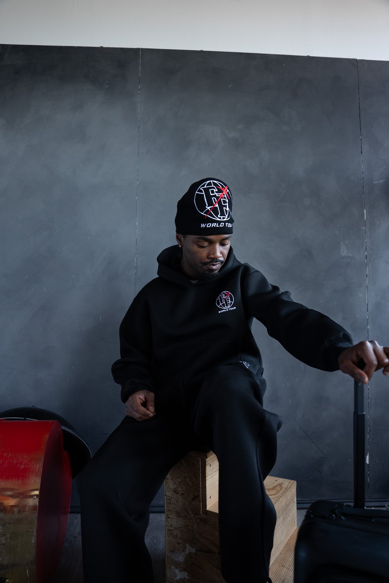 WORLD TOUR SATIN BEANIE