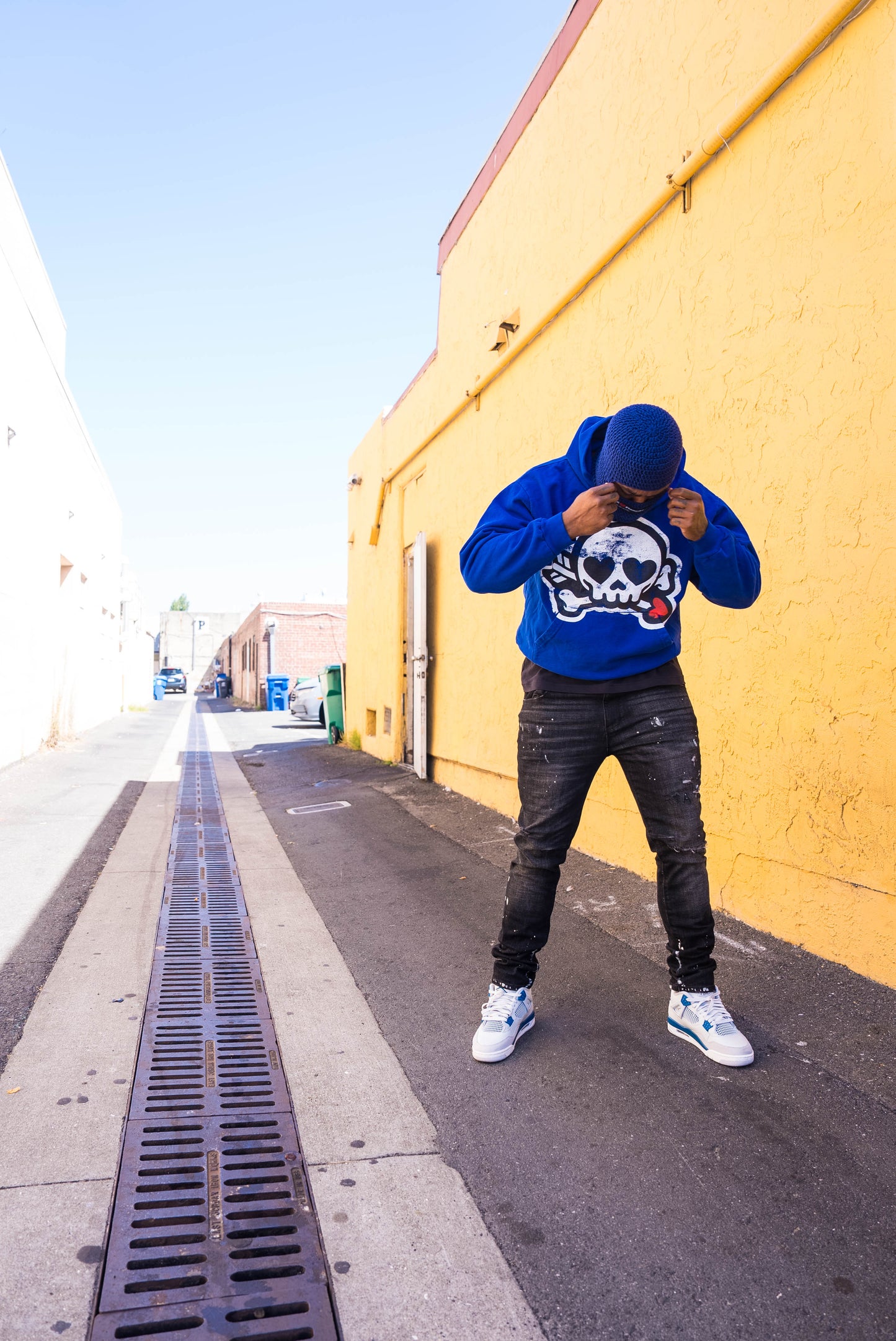 SKULL HEART HOODIE