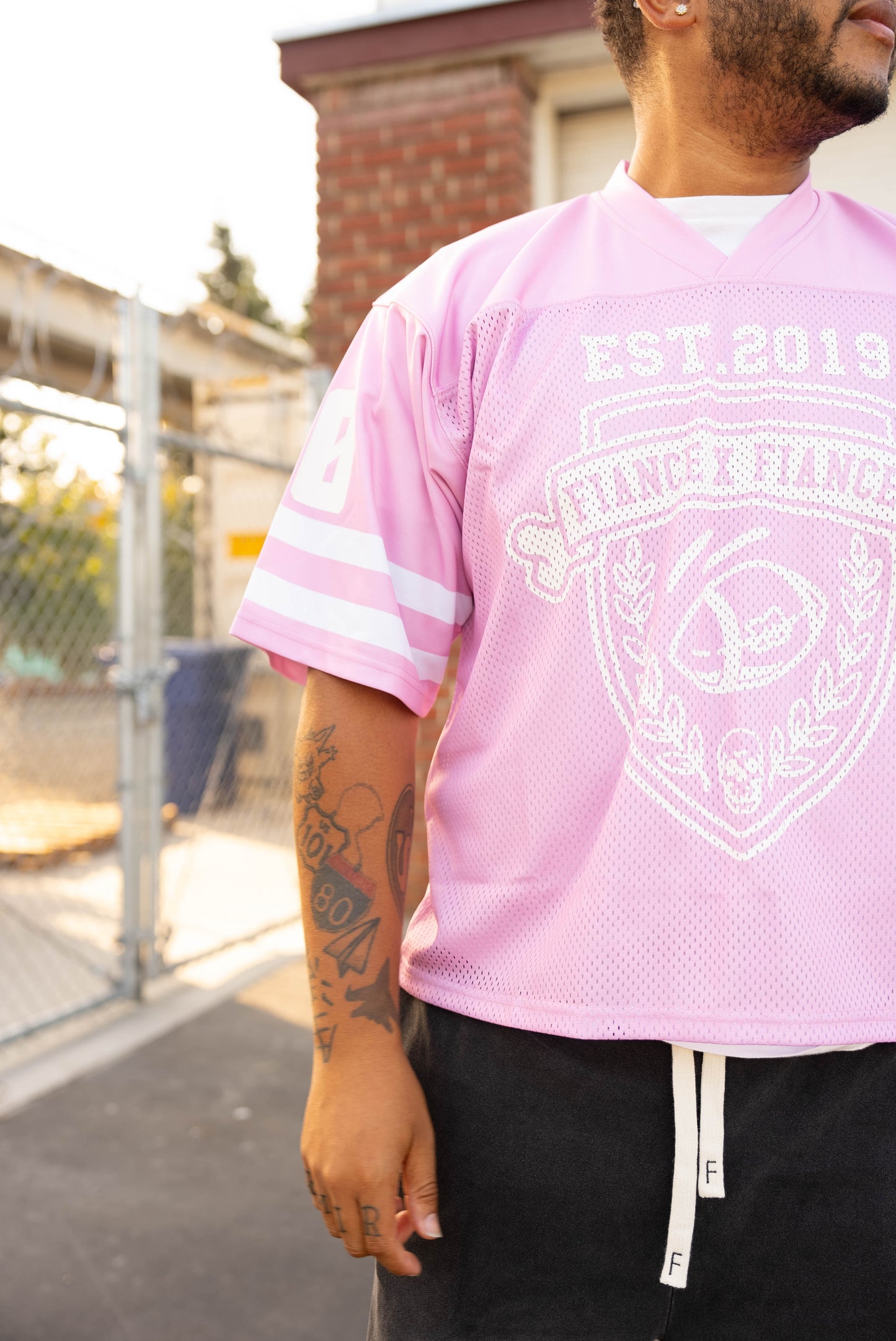 FOOTBALL JERSEY PINK
