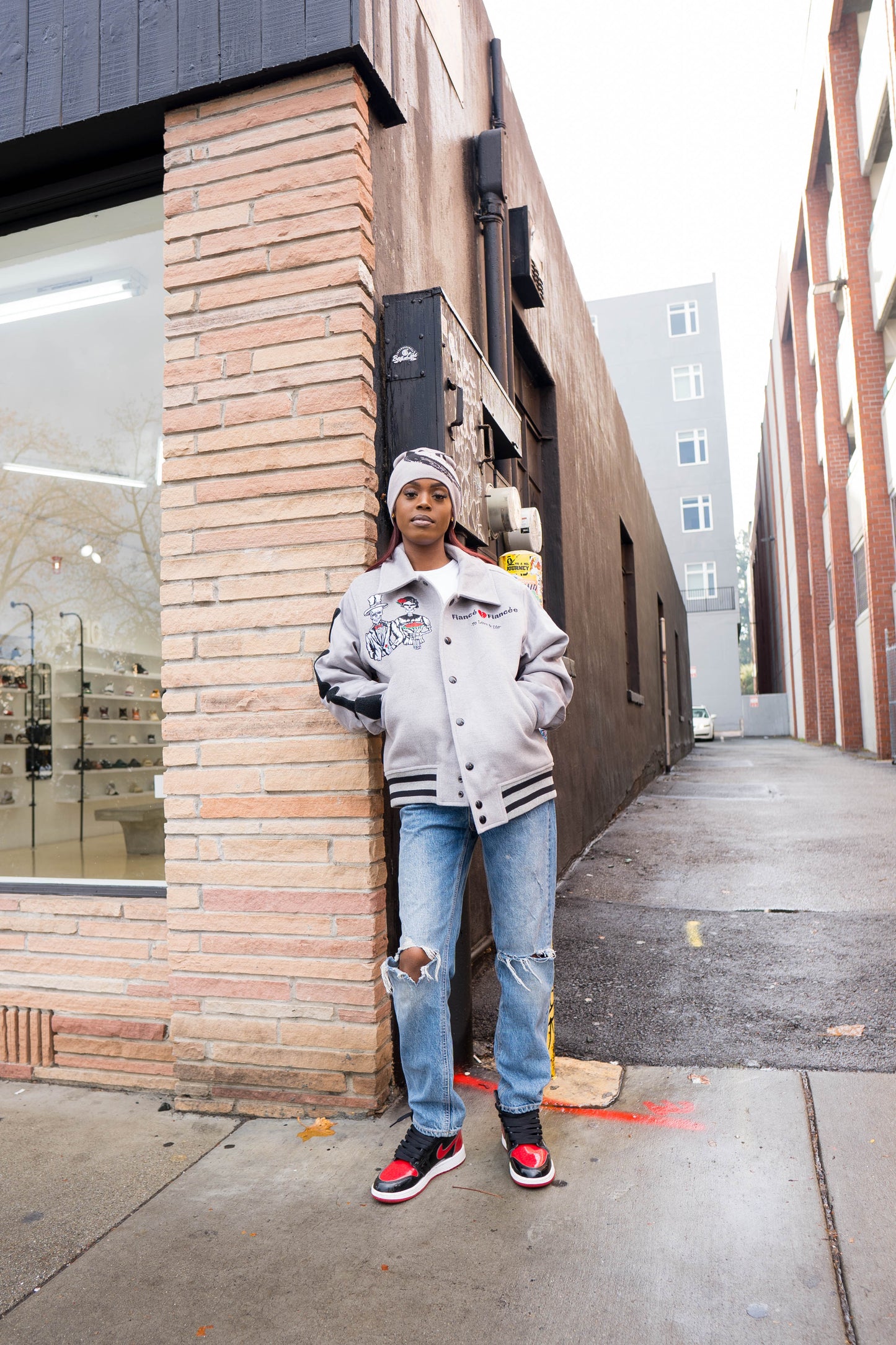 BONE SLEEVE LETTERMAN