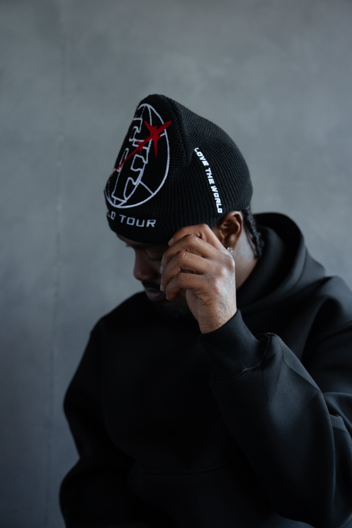 WORLD TOUR SATIN BEANIE