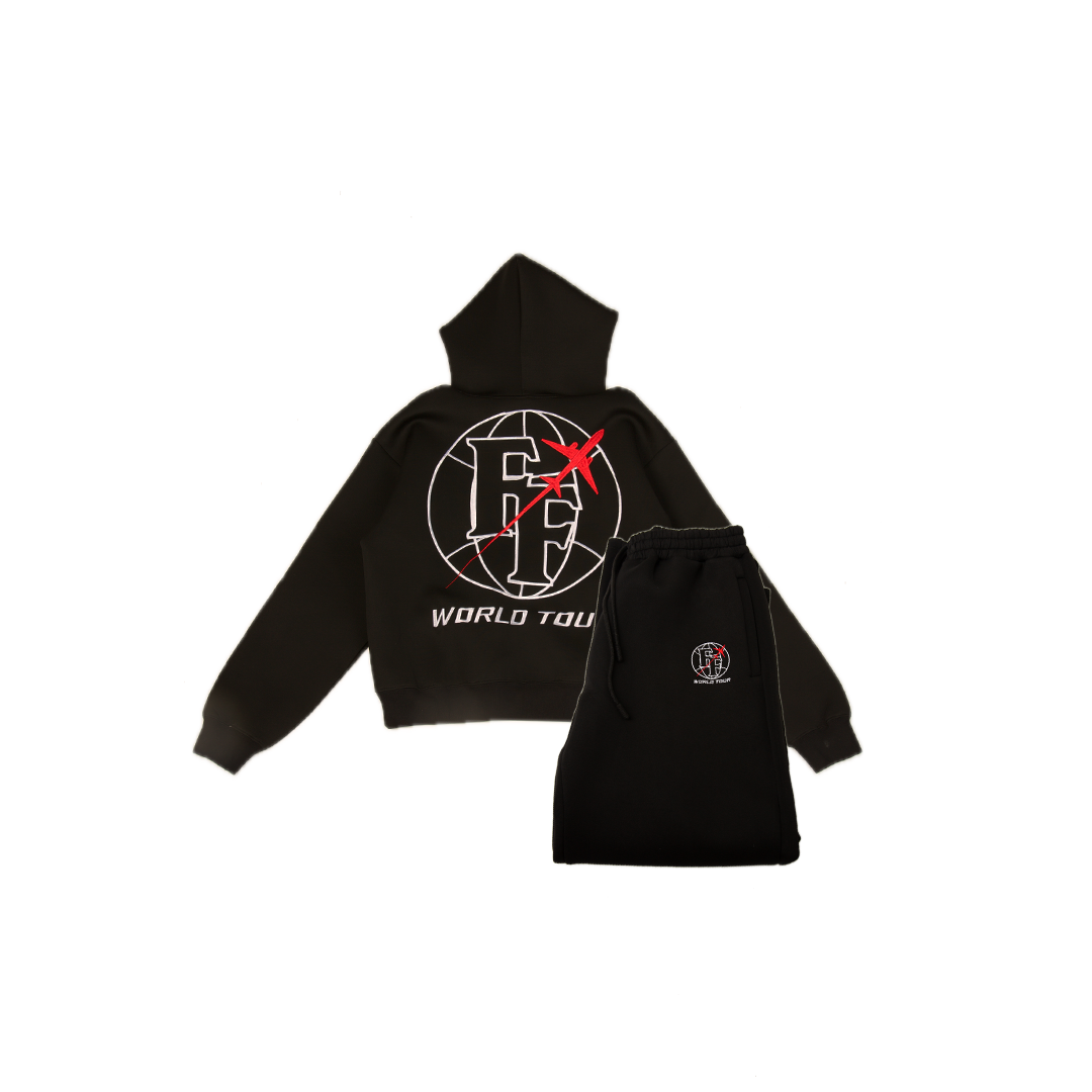 WORLD TOUR SWEATSUIT BLACK