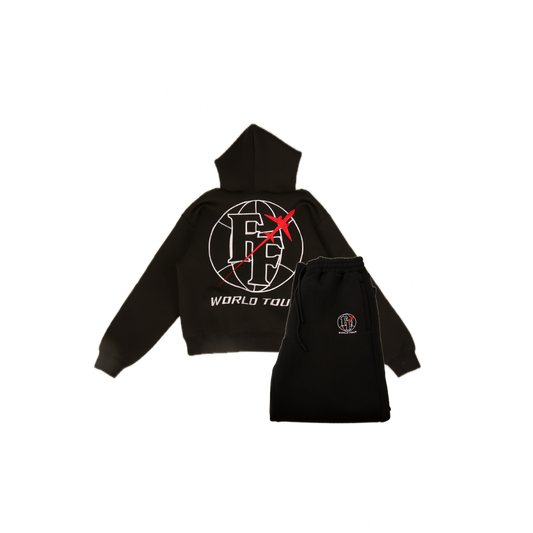 WORLD TOUR SWEATSUIT BLACK