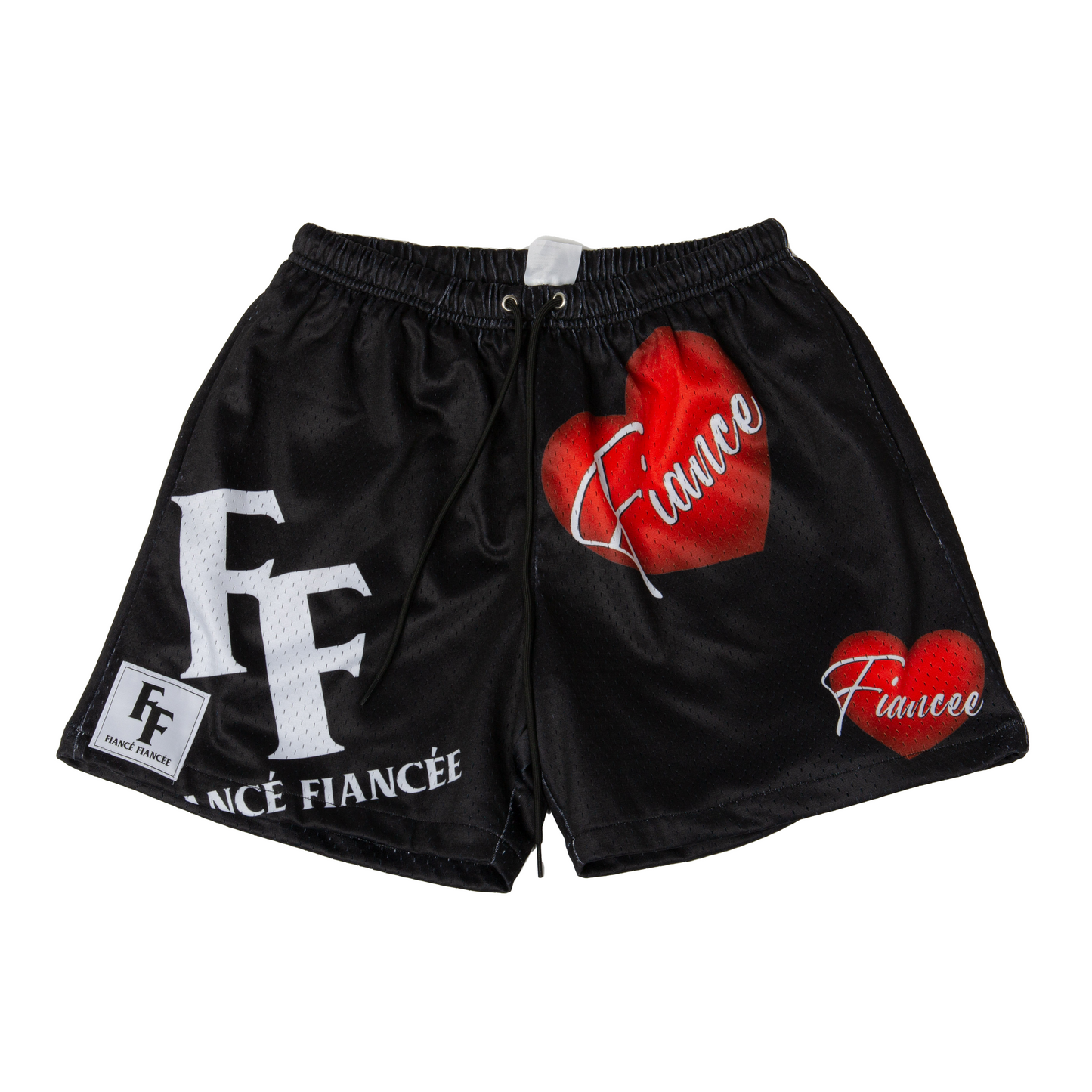 fiance fiancee mesh shorts